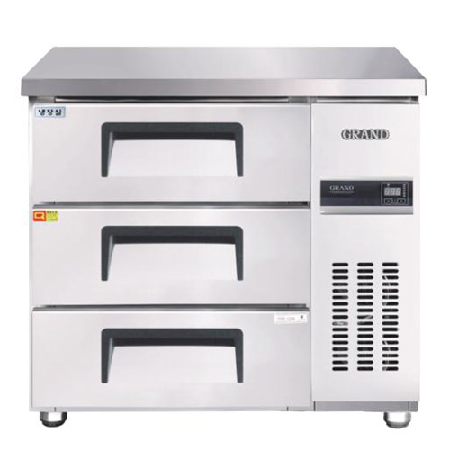우성 고급형 직냉식 높은 서랍식 보냉테이블 디지털 냉장 CWSM-090HDT 주방용품 도소매 전문 디알레소