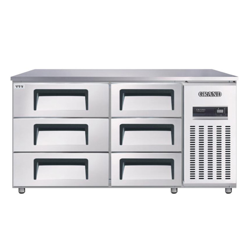 우성 고급형 직냉식 높은 서랍식 보냉테이블 디지털 냉장 CWSM-150HDT 주방용품 도소매 전문 디알레소