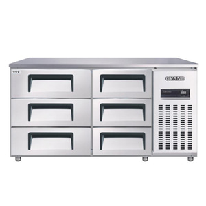 우성 고급형 직냉식 높은 서랍식 보냉테이블 디지털 냉장 CWSM-150HDT 주방용품 도소매 전문 디알레소
