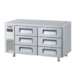 프리미어 간냉 서랍식냉장고 테이블 (6도어) KUR15-3D-6 주방용품 도소매 전문 디알레소