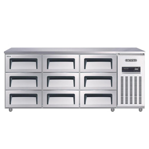 우성 고급형 직냉식 높은 서랍식 보냉테이블 디지털 냉장 CWSM-180HDT 주방용품 도소매 전문 디알레소