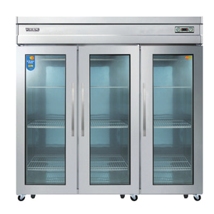 우성 일반형 직냉식 아날로그 65메탈 유리문 냉장고 CWS-1966DR (3도어) 주방용품 도소매 전문 디알레소